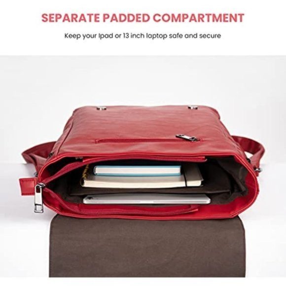 New  VINTAGE LEATHER BACKPACK: main image 4